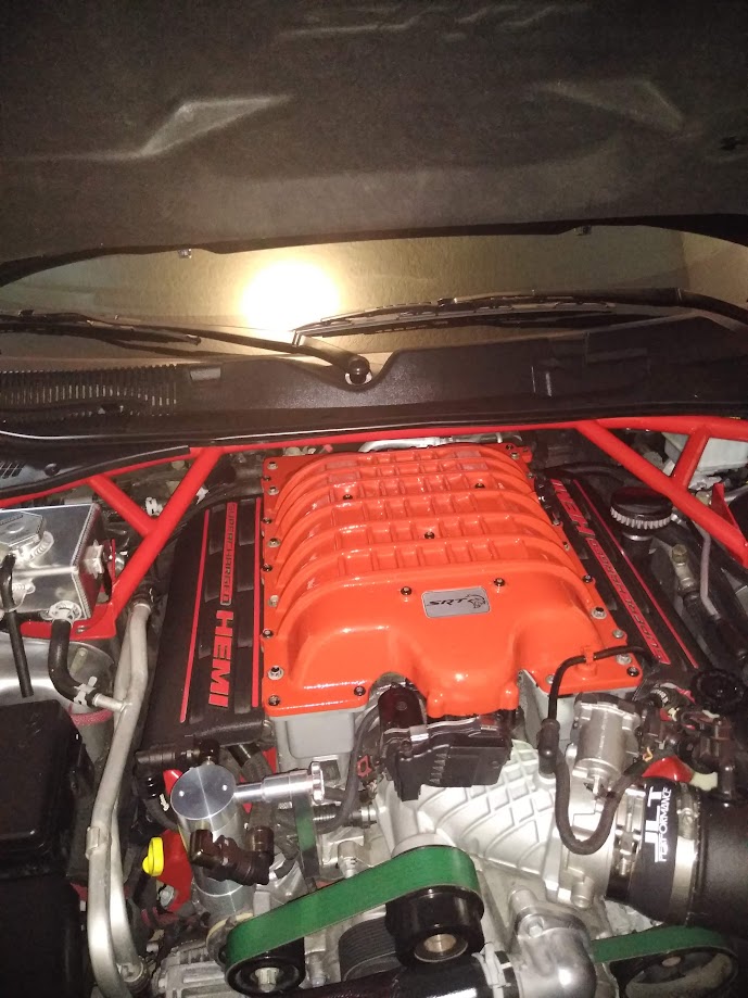 Supercharged HEMI — engine bay