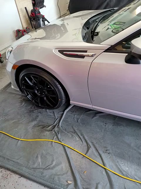 Subaru BRZ — fender and black wheels