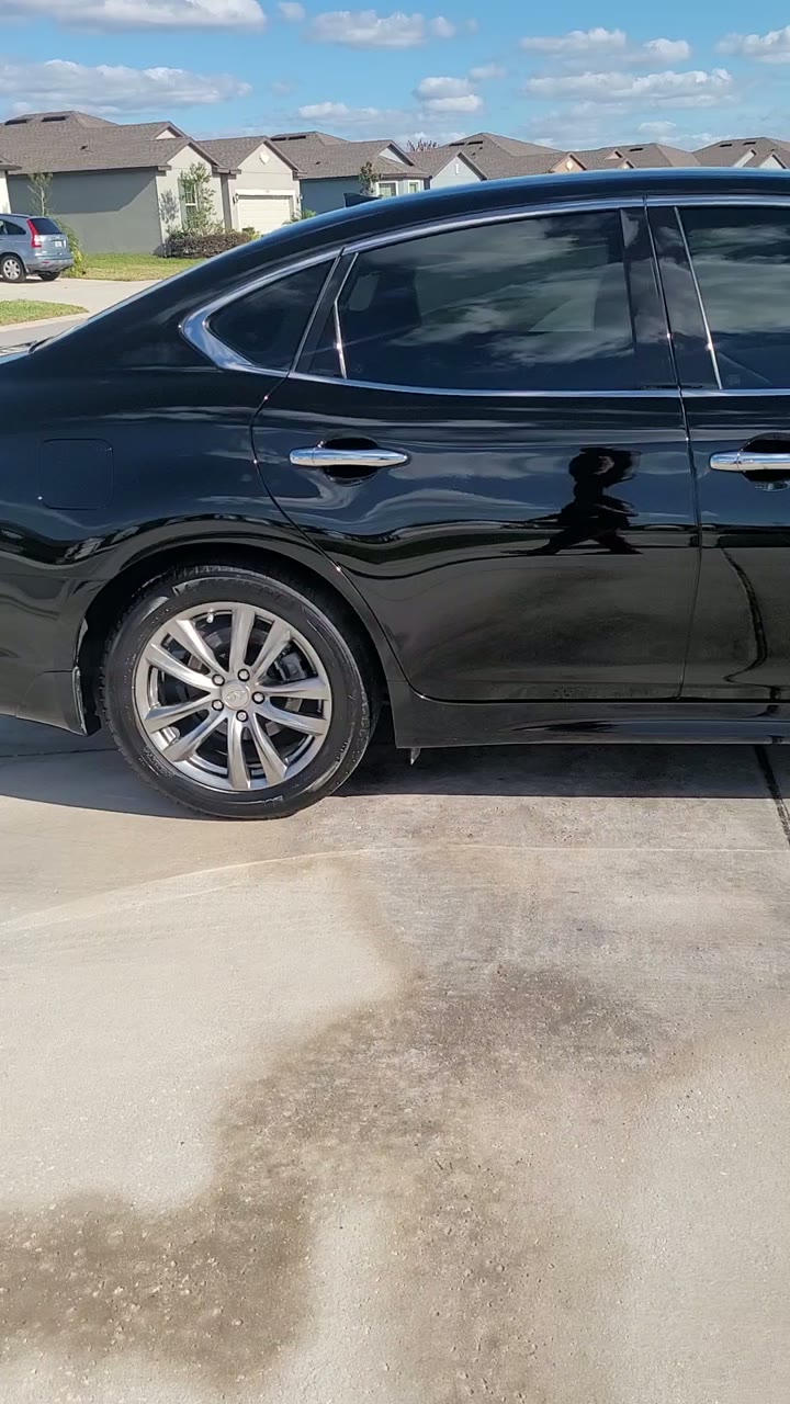 Black Q50 — mirror finish video